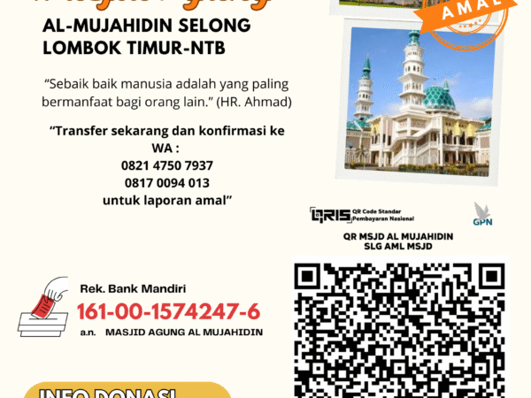 Donasi dan Amal Masjid Agung Al Mujahidin Selong